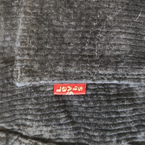 LEVI'S CORDUROY WOMENS JEANS CLASSIC MID-RISE SKINNY  SIZE 28×30 BLACK COLOR NEW - Picture 10 of 15